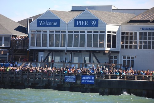 Big crowds for Fleet Week stayed to see the ACWS - America’s Cup World Series San Francisco 2012 October, Final Race Day © ACEA - Photo Gilles Martin-Raget http://photo.americascup.com/