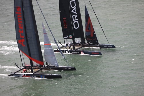 America’s Cup World Series San Francisco 2012 August, Official Training Day -1 © ACEA - Photo Gilles Martin-Raget http://photo.americascup.com/