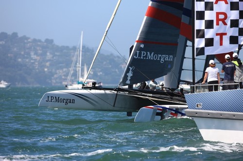 Ben Ainslie Racing - America’s Cup World Series San Francisco 2012 August, Race Day 3 © ACEA - Photo Gilles Martin-Raget http://photo.americascup.com/