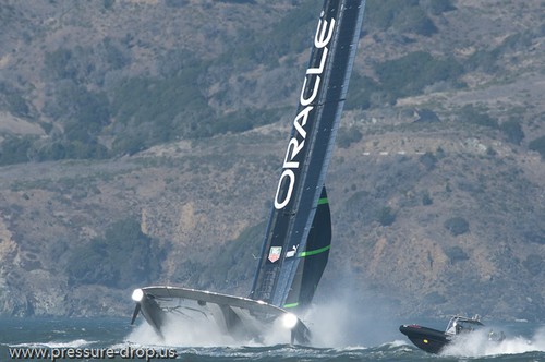 Oracle Racing UC 72 Demise - Oracle Team USA capsize AC72 Oct 16, 2012 © Erik Simonson www.pressure-drop.us http://www.pressure-drop.us