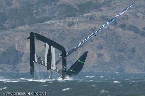 Oracle Racing UC 72 Demise - Oracle Team USA capsize AC72 Oct 16, 2012 © Erik Simonson www.pressure-drop.us http://www.pressure-drop.us