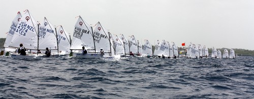 Race 1 start - Optimist World Championships © John Adair