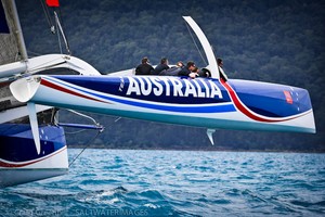 Sean Langman’s Team Australia ORMA 60 - Audi Hamilton Island Race Week 2012 photo copyright Craig Greenhill / Saltwater Images http://www.saltwaterimages.com.au taken at  and featuring the  class
