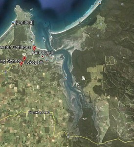 Google map showing the tidal zone of the Rubicon photo copyright Carl Hyland taken at  and featuring the  class