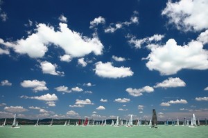 Chris Way and Rod Waterhouse at F18 Worlds 2011, Hungary Sail Number 392 - GLOBALTECH 2012 Formula 18 Catamaran World Championship photo copyright Aron Szanto taken at  and featuring the  class