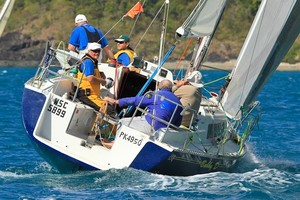 Whitsunday Sailing Club, bobby D, skippered by Ross Winterbourne bounced back from a loss at Telcoinabox Airlie Beach Race Week to win the 45th race of the Edges Boat Yard spring race photo copyright Shirley Wodson taken at  and featuring the  class
