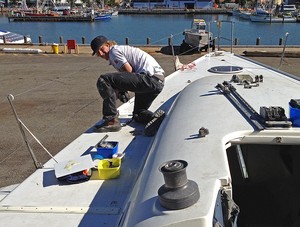 Tim Knight did a lot of the work on Quest. - Forgacs Defence Spring Regatta photo copyright Tom Braidwood taken at  and featuring the  class