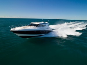 Riviera's impressive line-up includes the popular 5800 Sport Yacht photo copyright Stephen Milne taken at  and featuring the  class