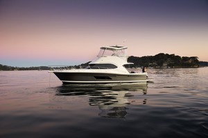 The 43 Open Flybridge is one of Riviera's most popular flybridges having sold 38 new boats since it was launched in May 2010 photo copyright Stephen Milne taken at  and featuring the  class