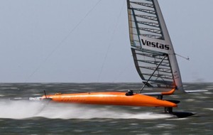 Vestas Sailrocket 2 photo copyright Vestas Sailrocket - copyright http://www.sailrocket.com taken at  and featuring the  class