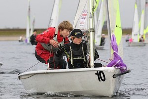 Arran Holman and Josh Haynes - 2012 Crewsaver RS Feva EOS Championship photo copyright Peter Newton /digitalimagesuk taken at  and featuring the  class