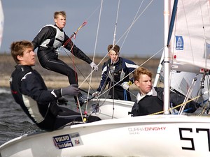 UK 420 Inland Championships – Ben Hazeldine and Rhos Hawes and Tony Morsley and James Dodd photo copyright Philip Alton taken at  and featuring the  class