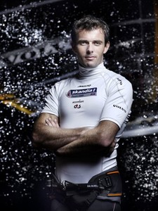 2012 Olympic silver medallist Nick Dempsey photo copyright  Volvo Cars UK http://www.volvocars.com/uk taken at  and featuring the  class