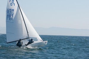 2012 Flying Dutchman World Championships Race 9 photo copyright  Richard Phillips taken at  and featuring the  class