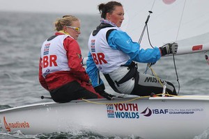 Annabel Vose and Kirstie Erwin (420) - ISAF Youth Sailing World Championships 2012 photo copyright ISAF  taken at  and featuring the  class