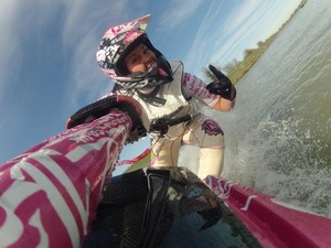 Anya in action - IJSBA Euopean Championship 2012 photo copyright RYA http://www.rya.org.uk taken at  and featuring the  class