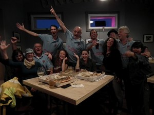 Camaradarie is increased - Upchuck crew and friends photo copyright  SW taken at  and featuring the  class