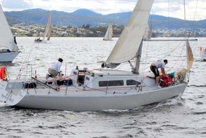 Barking Mad, skippered by John Wearne,  sailed two-up to win the Isle of Caves PHS division. photo copyright  Andrea Francolini Photography http://www.afrancolini.com/ taken at  and featuring the  class