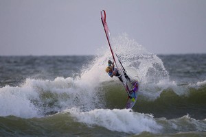 Denel late session - 2012 PWA Cold Hawaii World Cup photo copyright  John Carter / PWA http://www.pwaworldtour.com taken at  and featuring the  class