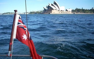 Ensign on Sydney Harbour photo copyright  SW taken at  and featuring the  class