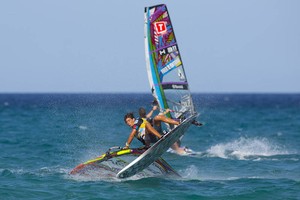 Epic freestyle here in Fuerteventura - PWA Sotavento Fuerteventura World Cup 2012 photo copyright  John Carter / PWA http://www.pwaworldtour.com taken at  and featuring the  class