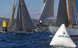Finish Line - Les Voiles de Saint-Tropez photo copyright  Rolex / Carlo Borlenghi http://www.carloborlenghi.net taken at  and featuring the  class