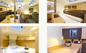 Hanse 345 interior shots photo copyright  SW taken at  and featuring the  class