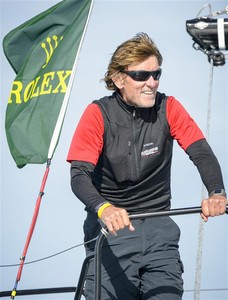 Helmut Jahn, owner-skipper of FLASH GORDON 6 - 2012 Rolex Farr 40 World Championship photo copyright  Rolex/ Kurt Arrigo http://www.regattanews.com taken at  and featuring the  class