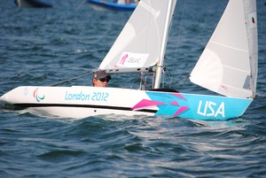 Matt Leblanc, 2.4mR - Paralympics London 2012 photo copyright David Staley - IFDS  taken at  and featuring the  class