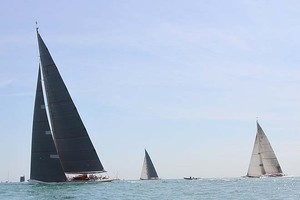 2012 J-Class 100 Guinea Cup round the Isle of Wight photo copyright Ingrid Abery http://www.ingridabery.com taken at  and featuring the  class