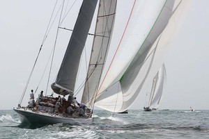 2012 J-Class 100 Guinea Cup round the Isle of Wight photo copyright Ingrid Abery http://www.ingridabery.com taken at  and featuring the  class