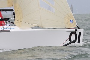 Spot the bowsprit competition aboard Bruce Ayres' Monsoon.  Day 2 at the 2012 Melges 24 North American Championship hosted by San Francisco Yacht Club, CA, USA, from 22-26 August 2012. photo copyright Fiona Brown http://www.fionabrown.com taken at  and featuring the  class