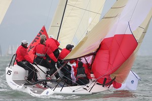 Don Jesberg's Viva.  Day 2 at the 2012 Melges 24 North American Championship hosted by San Francisco Yacht Club, CA, USA, from 22-26 August 2012. photo copyright Fiona Brown http://www.fionabrown.com taken at  and featuring the  class