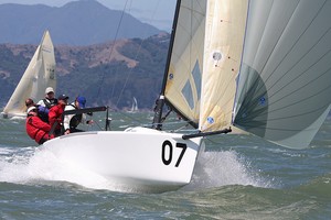 Ian Sloan&rsquo;s Mikey.  Day 3 at the 2012 Melges 24 North American Championship photo copyright Fiona Brown http://www.fionabrown.com taken at  and featuring the  class
