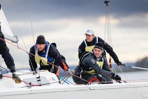 Ian Williams and Team,Competing at the RYA National Match Racing Grand Final 2012 - 2012 RYA National Match Racing Championship photo copyright  Paul Wyeth / RYA http://www.rya.org.uk taken at  and featuring the  class