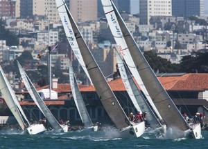 J/105 Fleet - Rolex Big Boat Series 2012 photo copyright  Rolex/Daniel Forster http://www.regattanews.com taken at  and featuring the  class