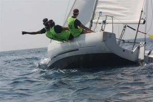 Jay Griffin - 2012 World University Match Racing Championships photo copyright Ajay Rau taken at  and featuring the  class