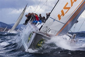 Leonardo Ferragamo at the helm of the Swan 60 SWING (USA) - 2012 Rolex Swan Cup photo copyright  Rolex / Carlo Borlenghi http://www.carloborlenghi.net taken at  and featuring the  class