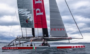 Auckland, New Zealand, 02-11-2012
Luna Rossa AC72
First sailing day in the Hauraki Gulf, Auckland-NZ, for AC72 Luna Rossa: the italian challenger for the 34th Americ's Cup In september 2013 in San Francisco.
© LUNA ROSSA / Carlo Borlenghi photo copyright Carlo Borlenghi/Luna Rossa http://www.lunarossachallenge.com taken at  and featuring the  class