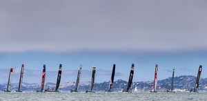 San Francisco America&rsquo;s Cup World Series Day 2 photo copyright Luna Rossa/Studio Borlenghi taken at  and featuring the  class