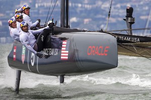 Oracle Team USA. San Francisco  -  America’s Cup World Series Day 2 photo copyright Luna Rossa/Studio Borlenghi taken at  and featuring the  class