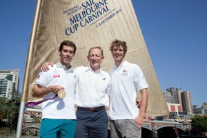 Mat Belcher Victor Kovalenko Will Ryan - image by Sail Melbourne (low-res 2) photo copyright Sail Melbourne taken at  and featuring the  class