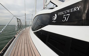 New Discovery Yachts Discovery 57 photo copyright Discovery Yachts http://www.discoveryyachts.com/ taken at  and featuring the  class