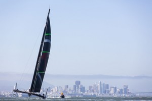 Oracle Team USA 17 returns to action photo copyright Oracle Team USA http://www.oracleteamusa.com taken at  and featuring the  class