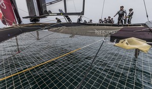 On Board Emirates Team New Zealand AC72
 photo copyright Carlo Borlenghi http://www.carloborlenghi.com taken at  and featuring the  class