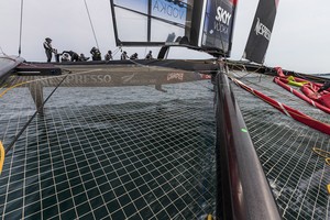 Auckland, New Zealand 25/10/2012
On Board Emirates Team New Zealand AC72
© Carlo Borlenghi photo copyright Carlo Borlenghi http://www.carloborlenghi.com taken at  and featuring the  class