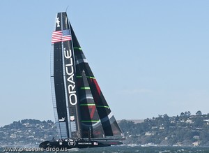 Oracle Team USA - Day 7 - October 15, 2012 - photo copyright Erik Simonson/ pressure-drop.us http://www.pressure-drop.us taken at  and featuring the  class