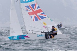 PERCY Iain, SIMPSON Andrew (GBR) - London 2012 Olympic Sailing Competition photo copyright Thom Touw http://www.thomtouw.com taken at  and featuring the  class