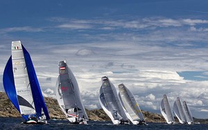 Fleet - RC44 Sweden Cup 2012 photo copyright Heesen/Carlo Borlenghi taken at  and featuring the  class