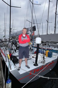 Bruce Taylor, skipper of Chutzaph ``A critical part of the race for us will be getting to the Strait before the westerly change. If you&rsquo;re into the Strait when the change hits you&rsquo;re reaching, but if you&rsquo;re still around Gabo Island the westerly breeze bends and you can be tacking for a good while in a southerly before you get into the Strait``- Rolex Sydney Hobart Race 2012 photo copyright Crosbie Lorimer http://www.crosbielorimer.com taken at  and featuring the  class